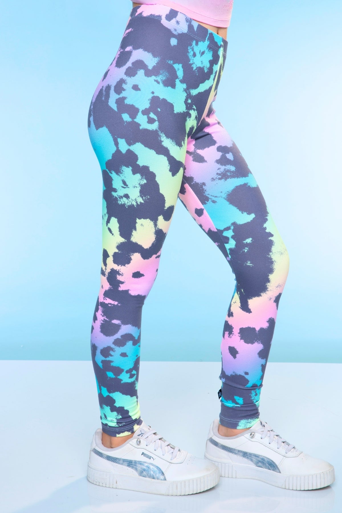 Simply Soft Long Legging - Denim Butterfly