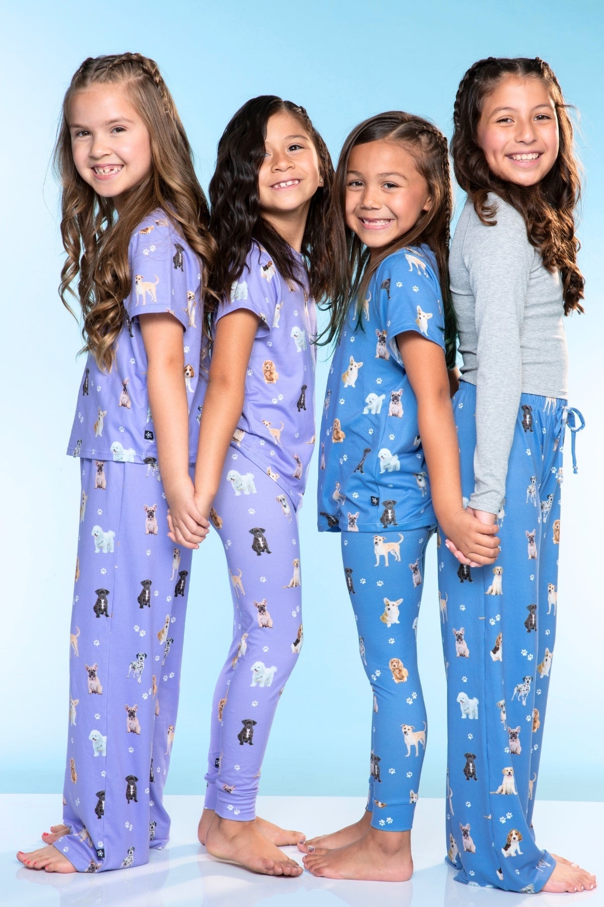 Simply Soft Easy Tee & Karate Pant - Dusty Pink Sticker Emojis