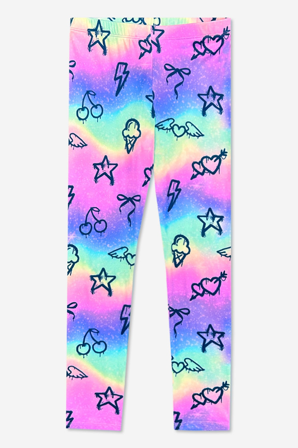 Simply Soft Long Legging - Denim Butterfly
