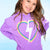 Neon Purple Heart Bolt - NEW!