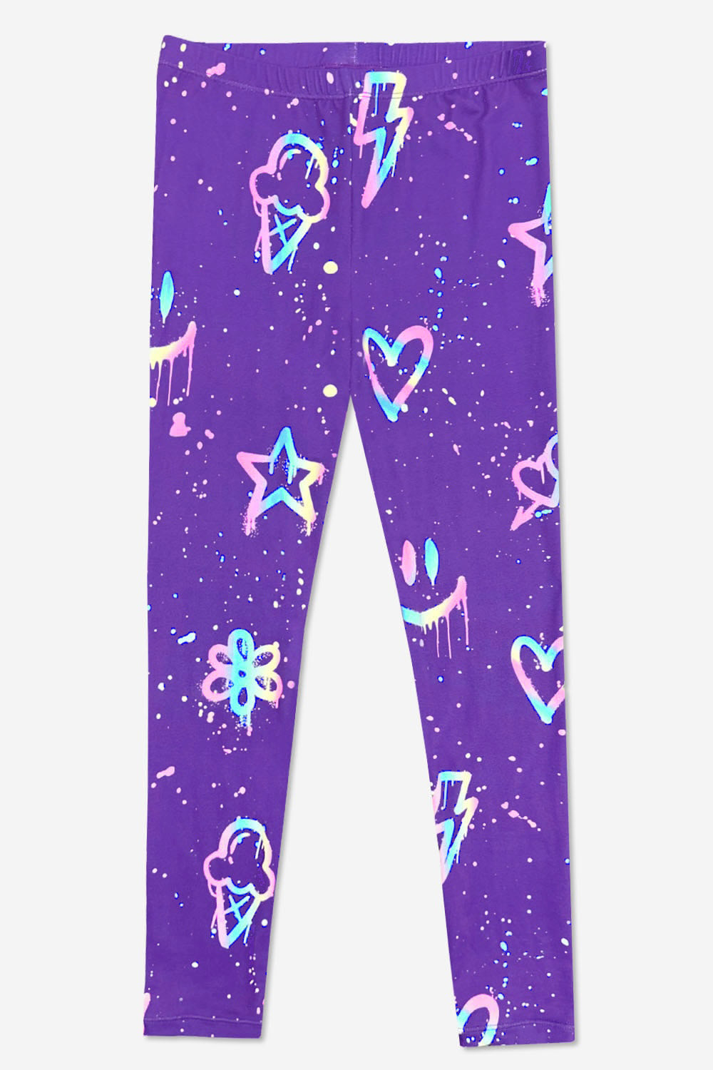 Simply Soft Long Legging - Denim Butterfly