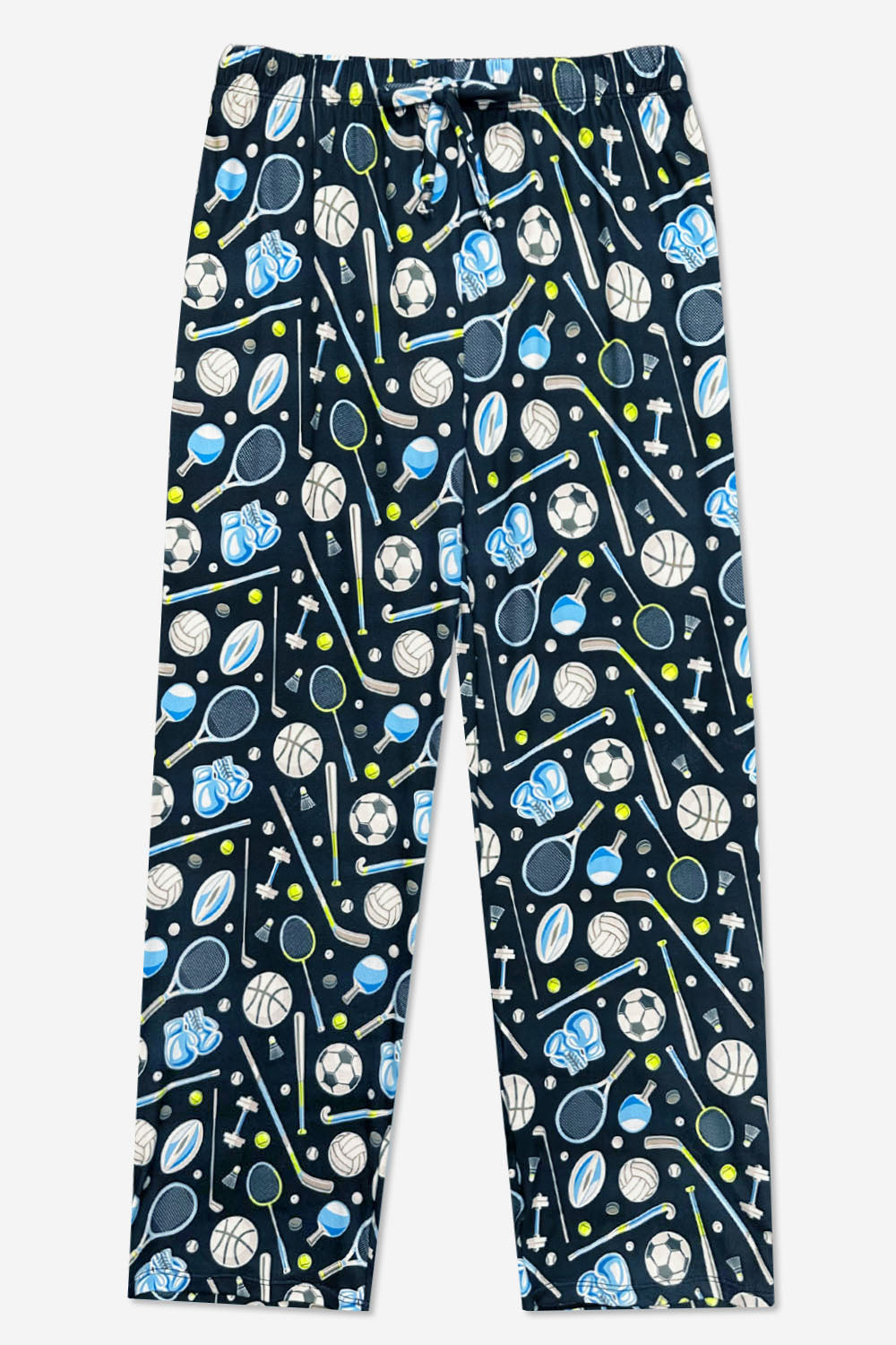 Simply Soft Karate Pant. - Navy Red Plaid