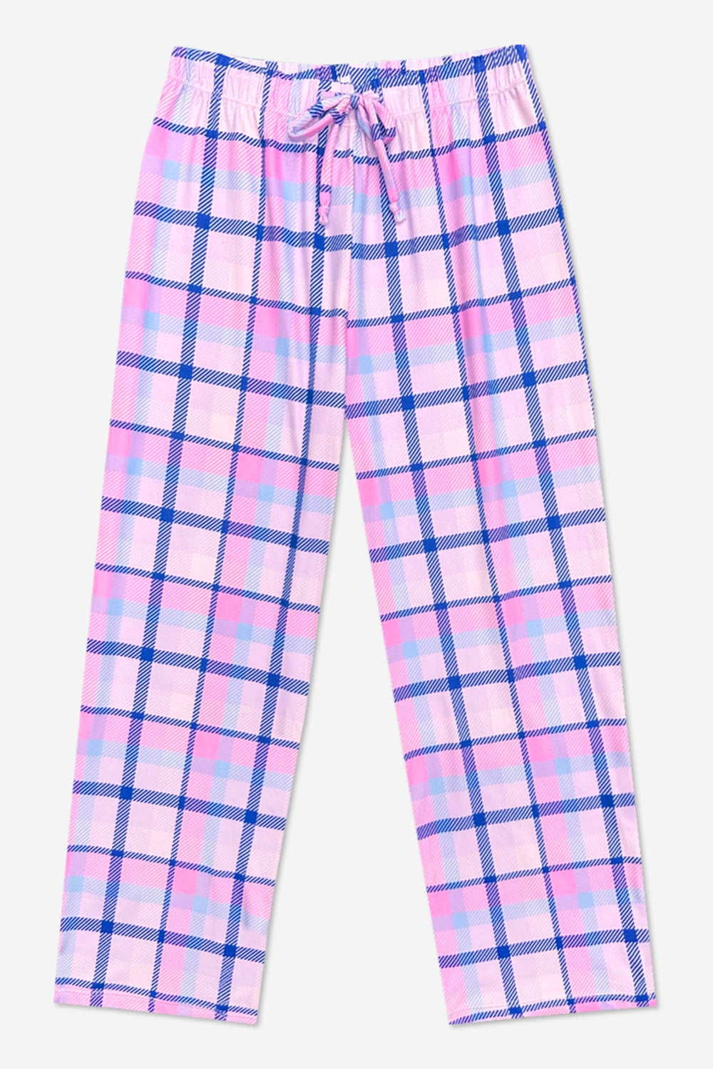 Simply Soft Karate Pant. - Navy Red Plaid