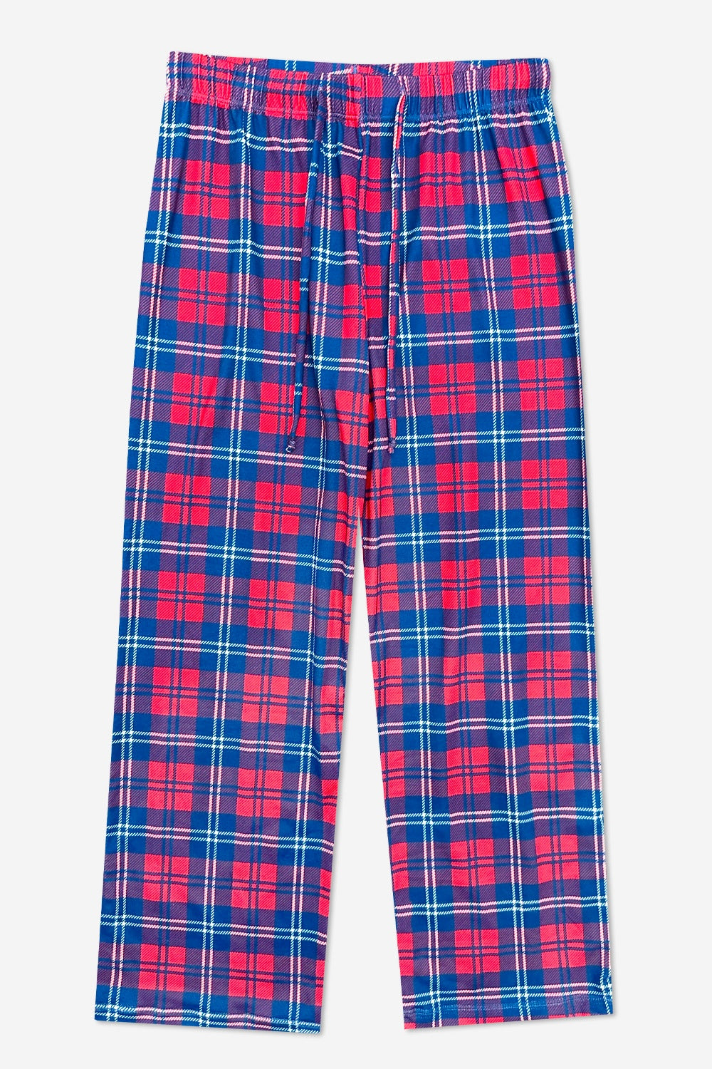 Simply Soft Karate Pant. - Navy Red Plaid