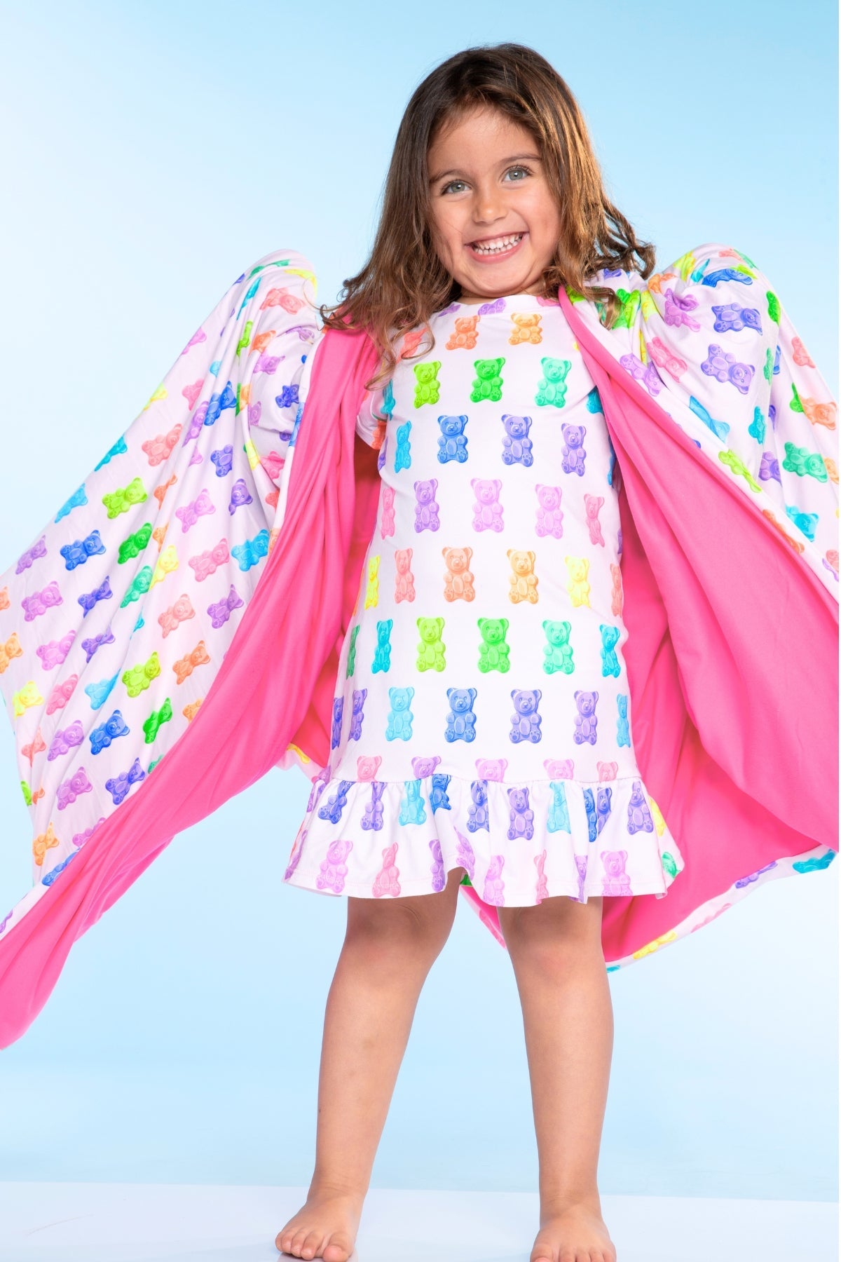 Simply Soft Reversible Blanket - Rainbow S'Mores - NEW!