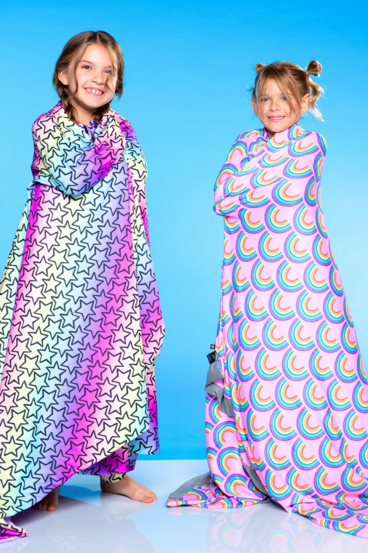 Simply Soft Reversible Blanket - Rainbow S'Mores - NEW!