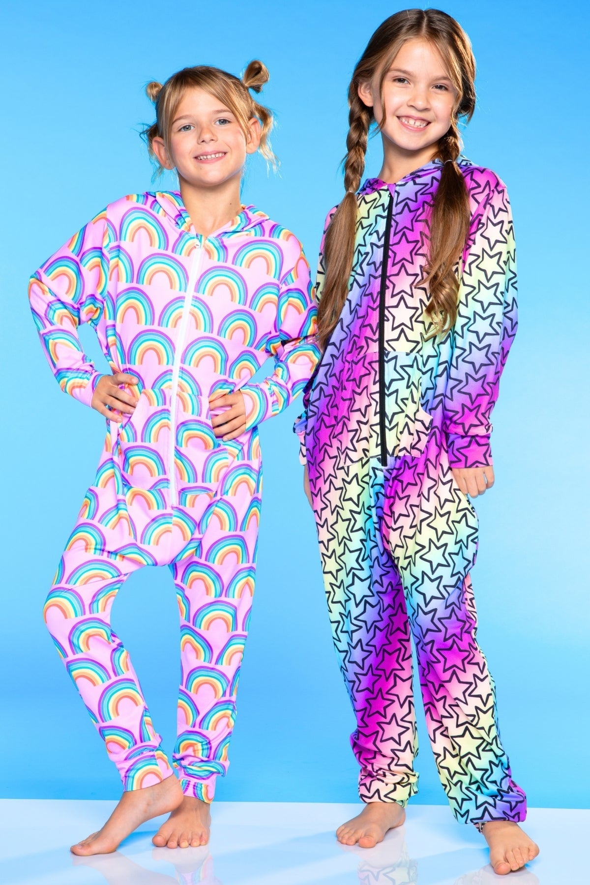 Simply Soft Hooded Zip Onesie - Ivory Heart Smile