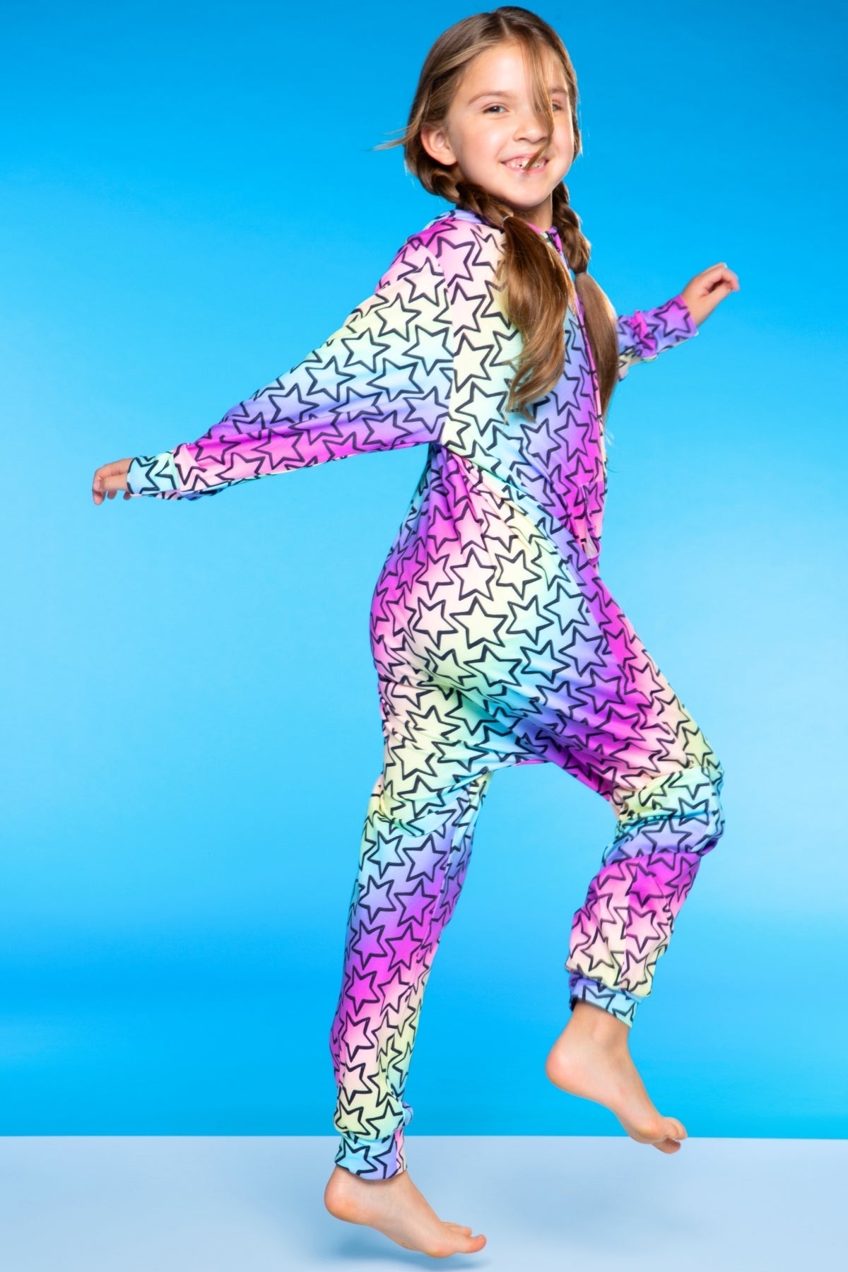 Simply Soft Hooded Zip Onesie - Ivory Heart Smile