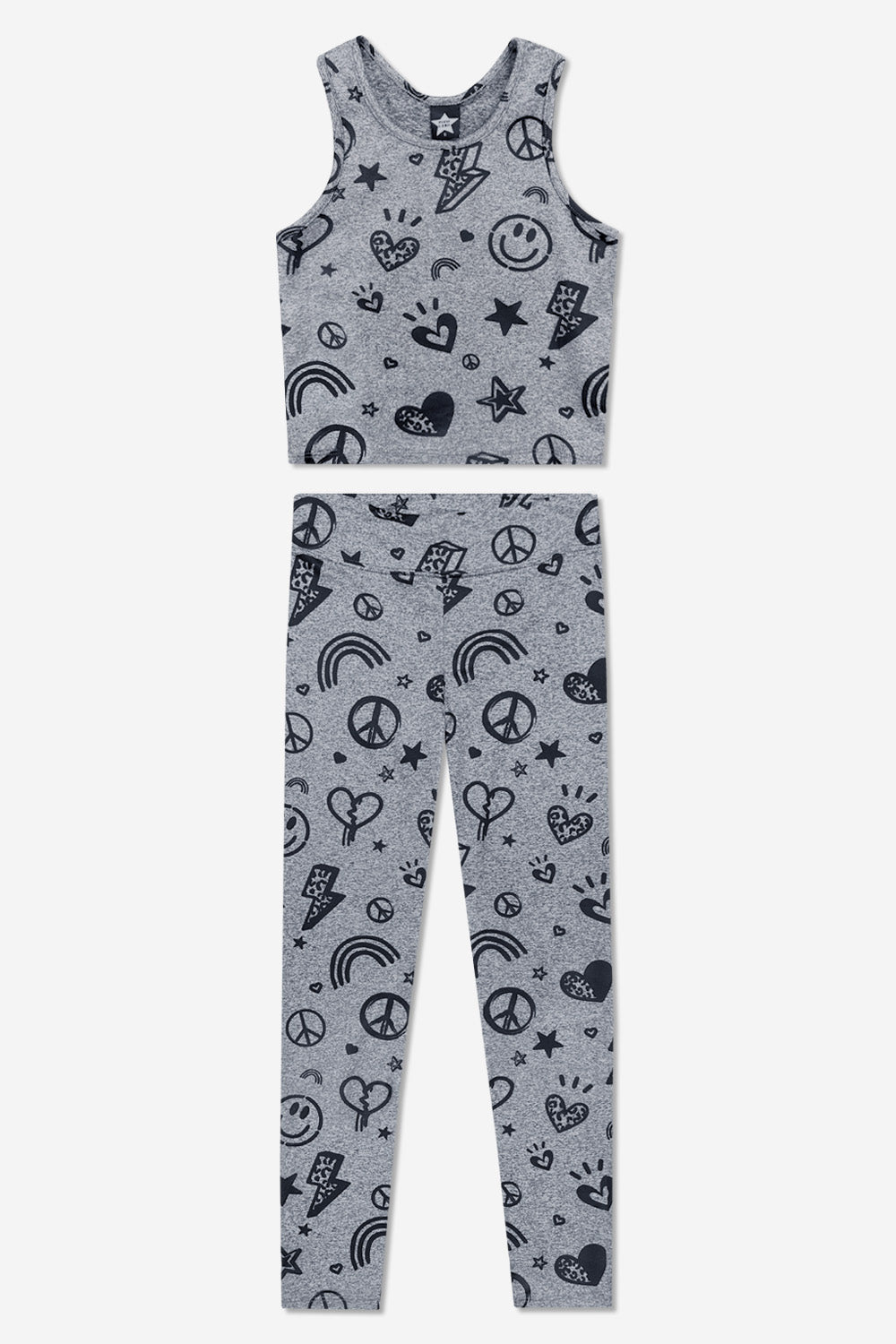 Simply Soft Luxe Racerback Tank & Mid-Rise Legging Set - Pastel Camo