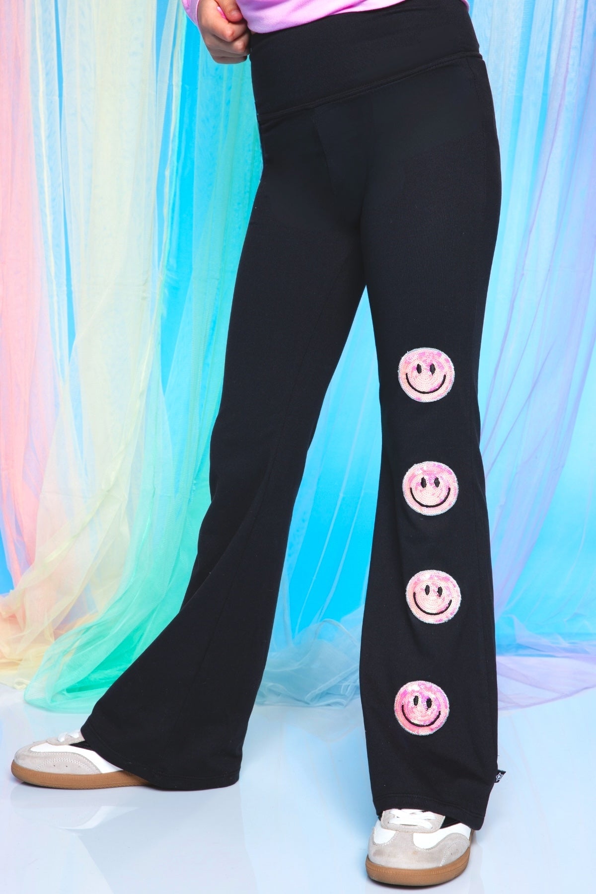 Simply Soft Luxe Flare Legging - Vintage Denim Elements