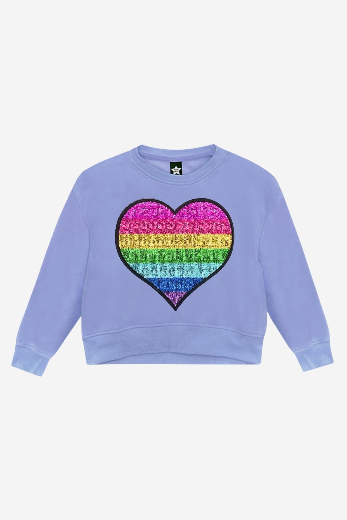 Cotton Soft French Terry Everyday Sweatshirt - Grey Pink Blue Stripe