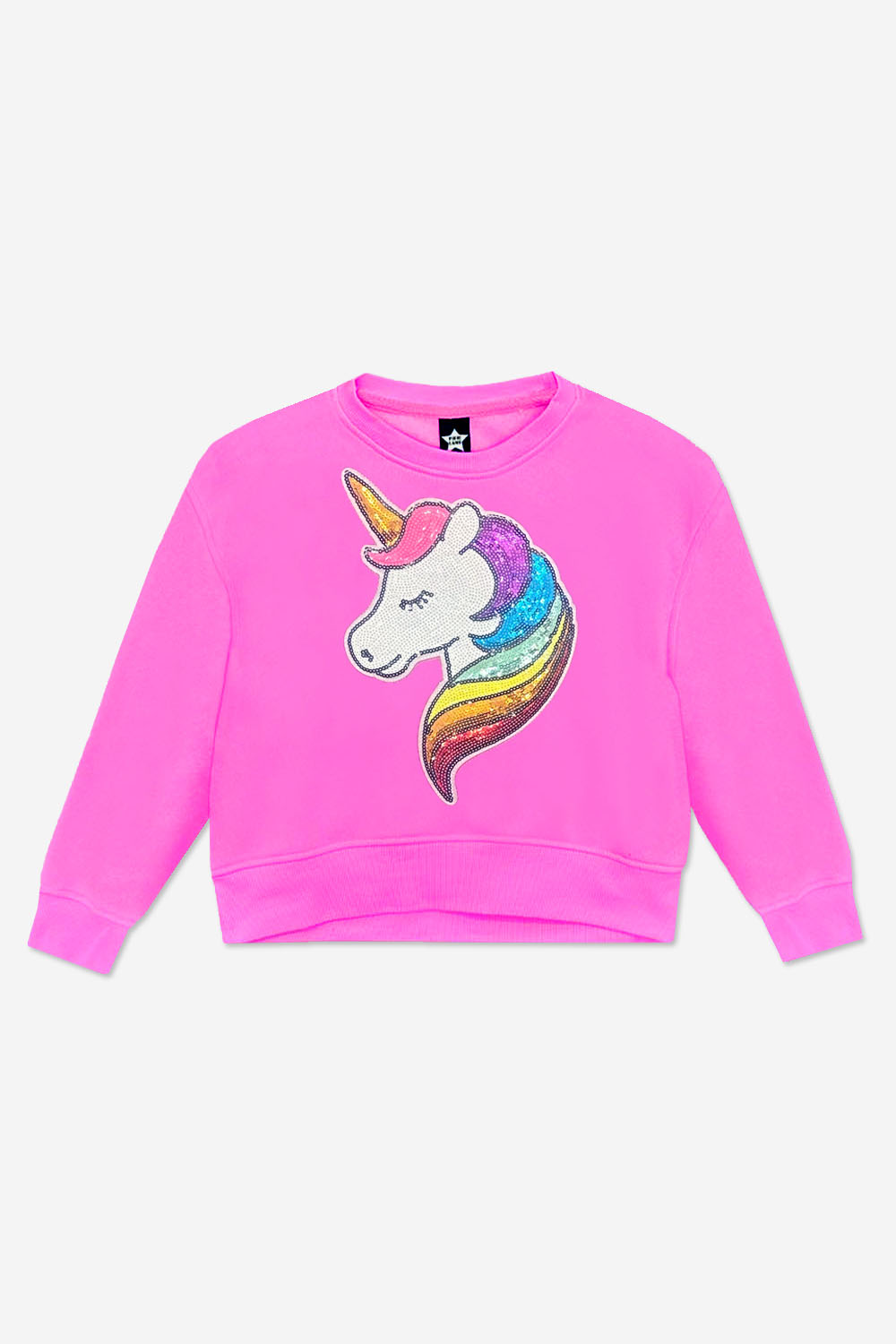 Cotton Soft French Terry Everyday Sweatshirt - Grey Pink Blue Stripe