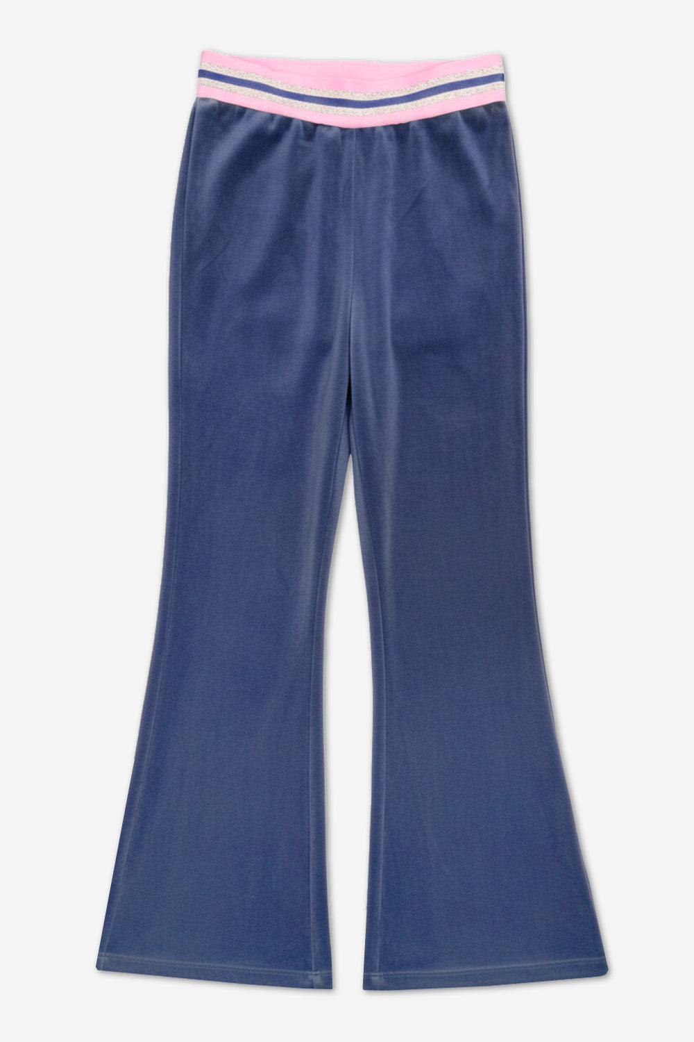 Velour Flare Legging - Vintage Navy