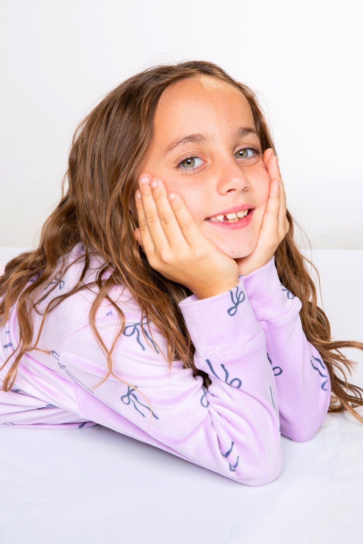 Long Sleeve Velour Set - Pink Stars - LOVE!