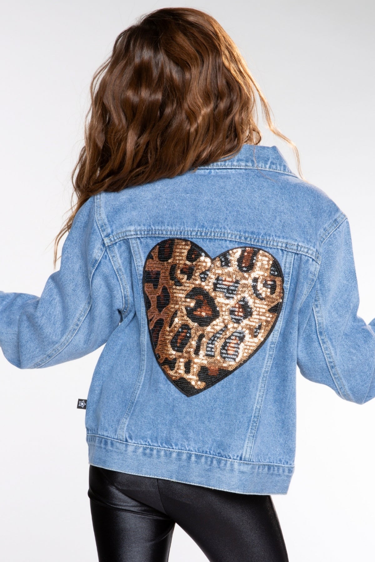 The Perfect Denim Jacket - Lt Denim White Daisy