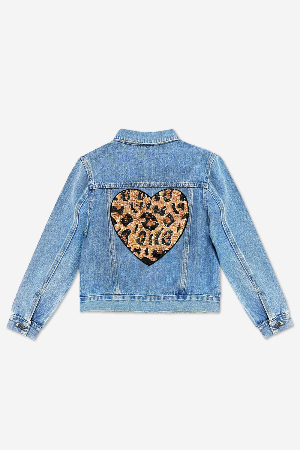 The Perfect Denim Jacket - Lt Denim White Daisy