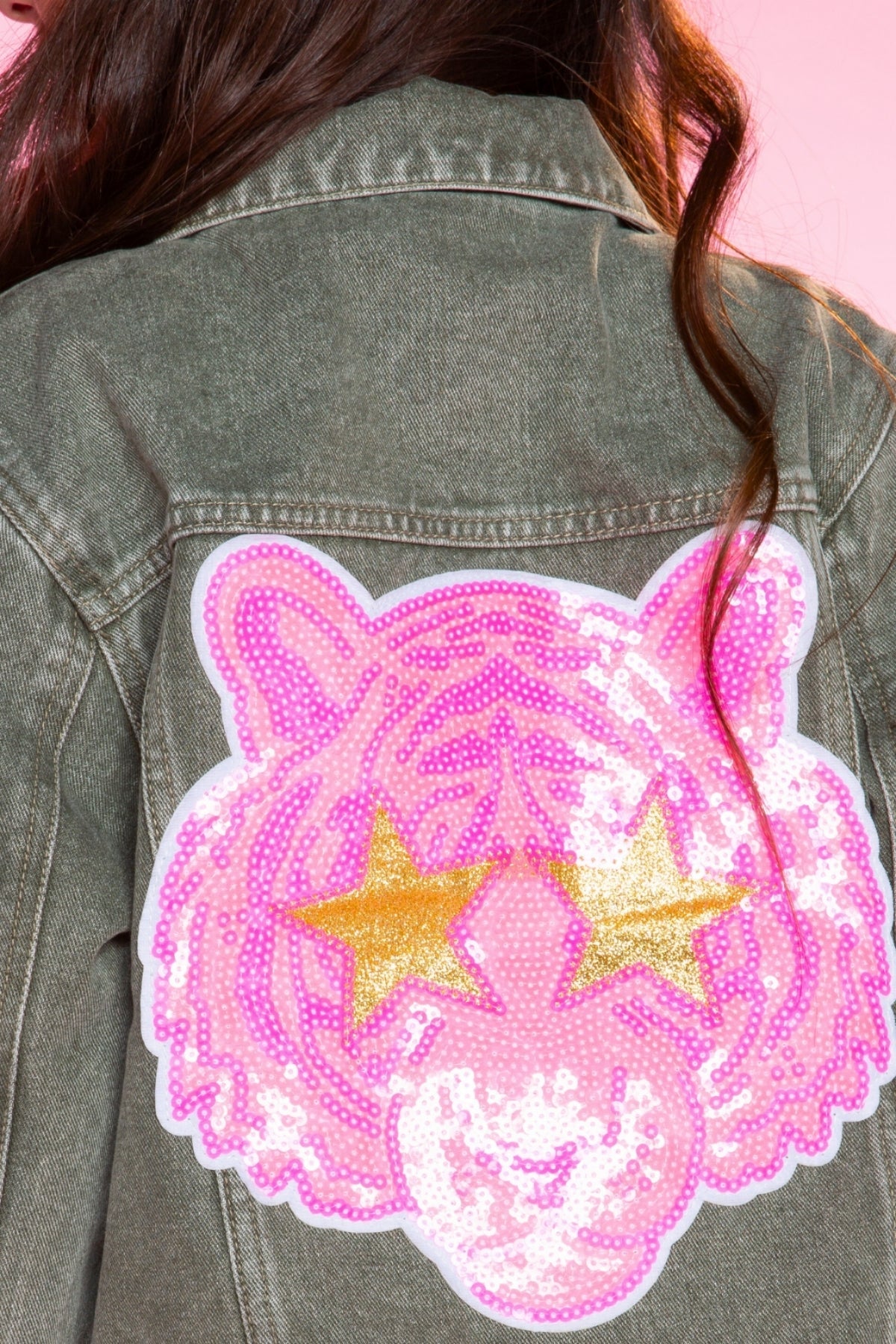 The Perfect Denim Jacket - Lt Denim White Daisy