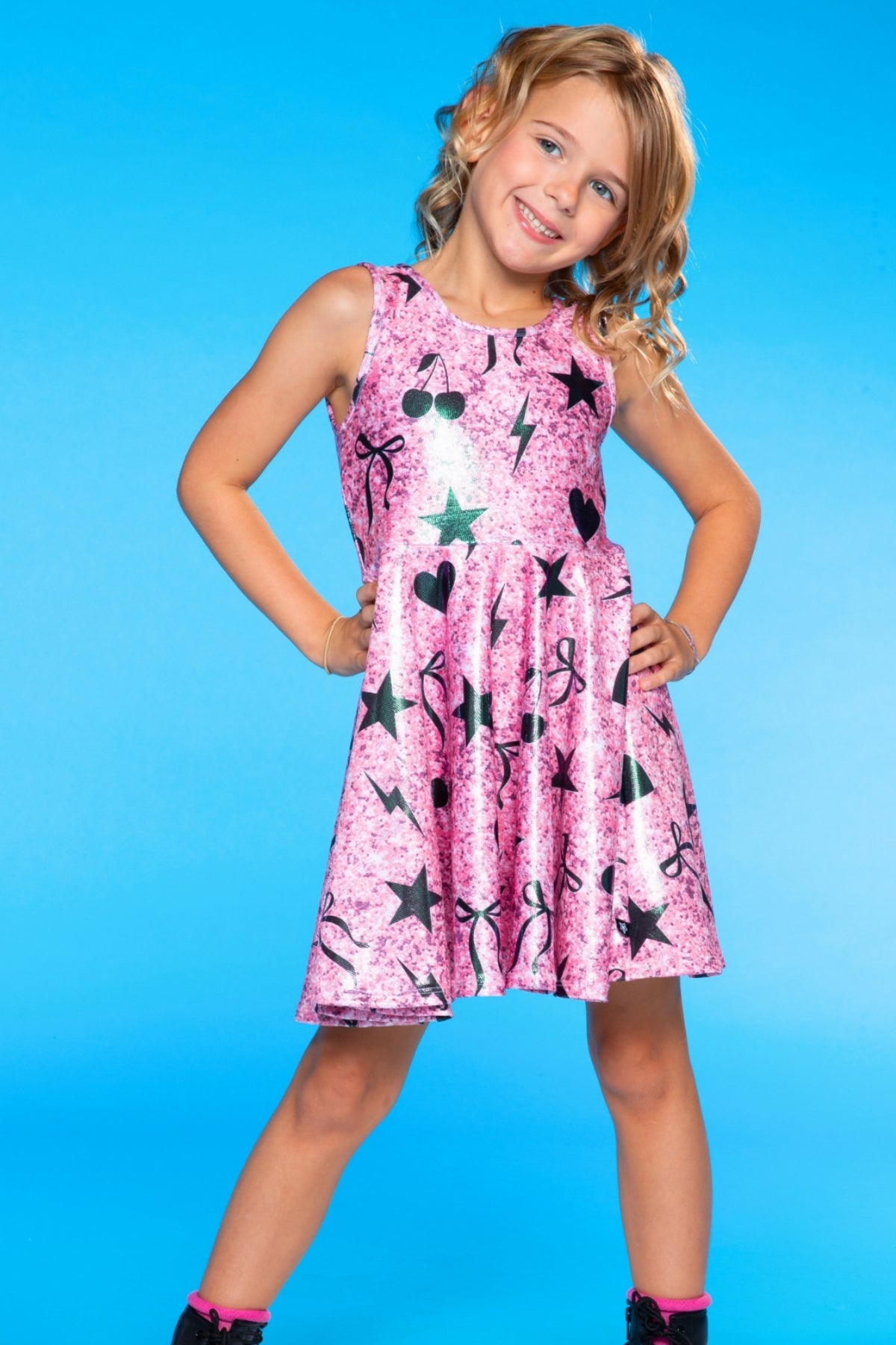 High Shine Super Twirl Dress - Rainbow Gummy Bear