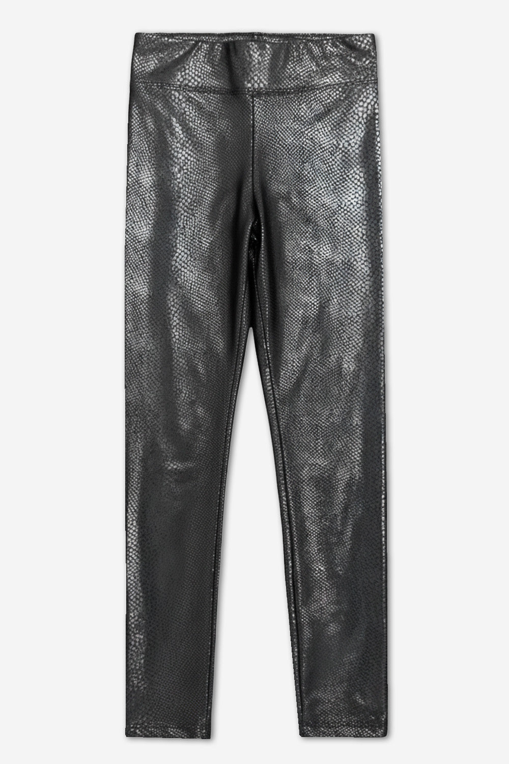 Liquid Mid-Rise Legging - Black Snake