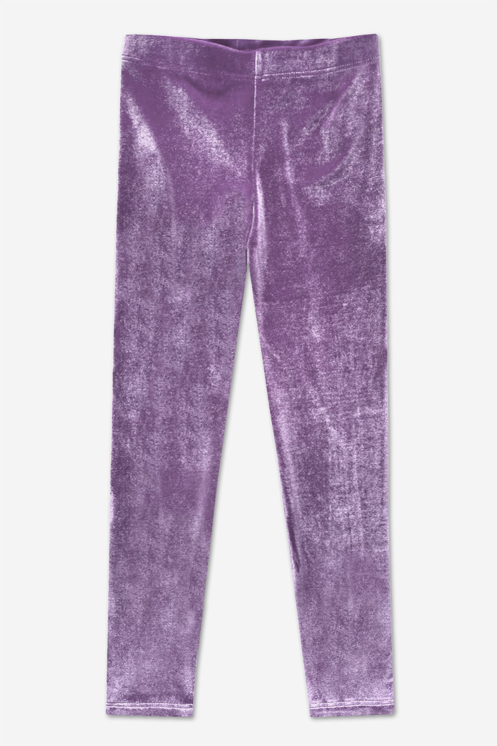 Velour Long Legging - Purple