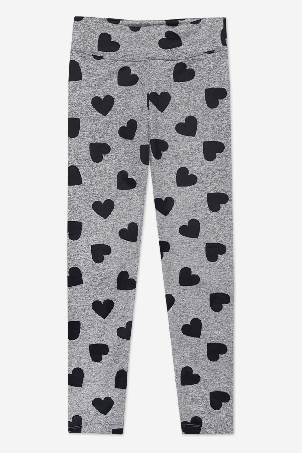 Simply Soft Luxe Mid-Rise Long Legging. - Black Pink Hearts