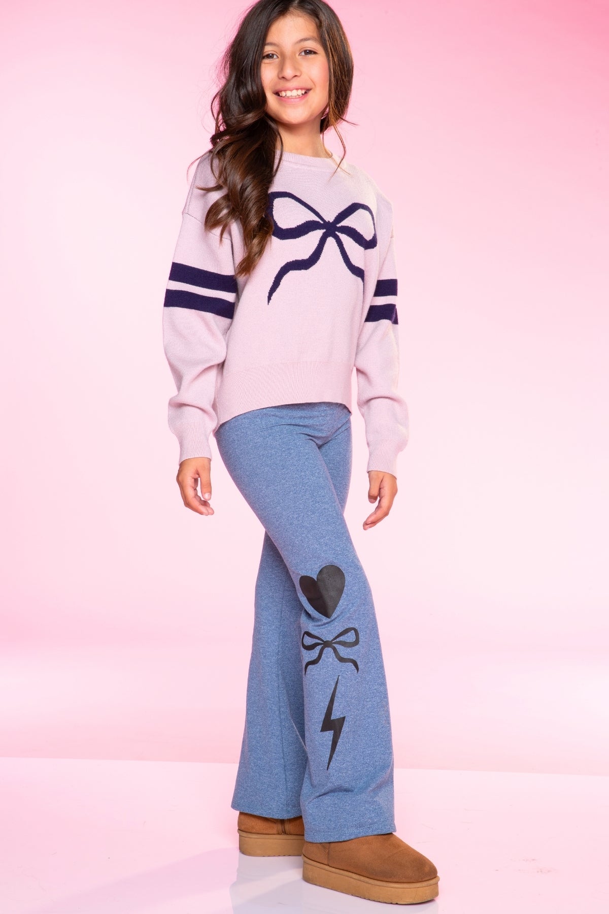 Simply Soft Luxe Flare Legging - Vintage Denim Elements