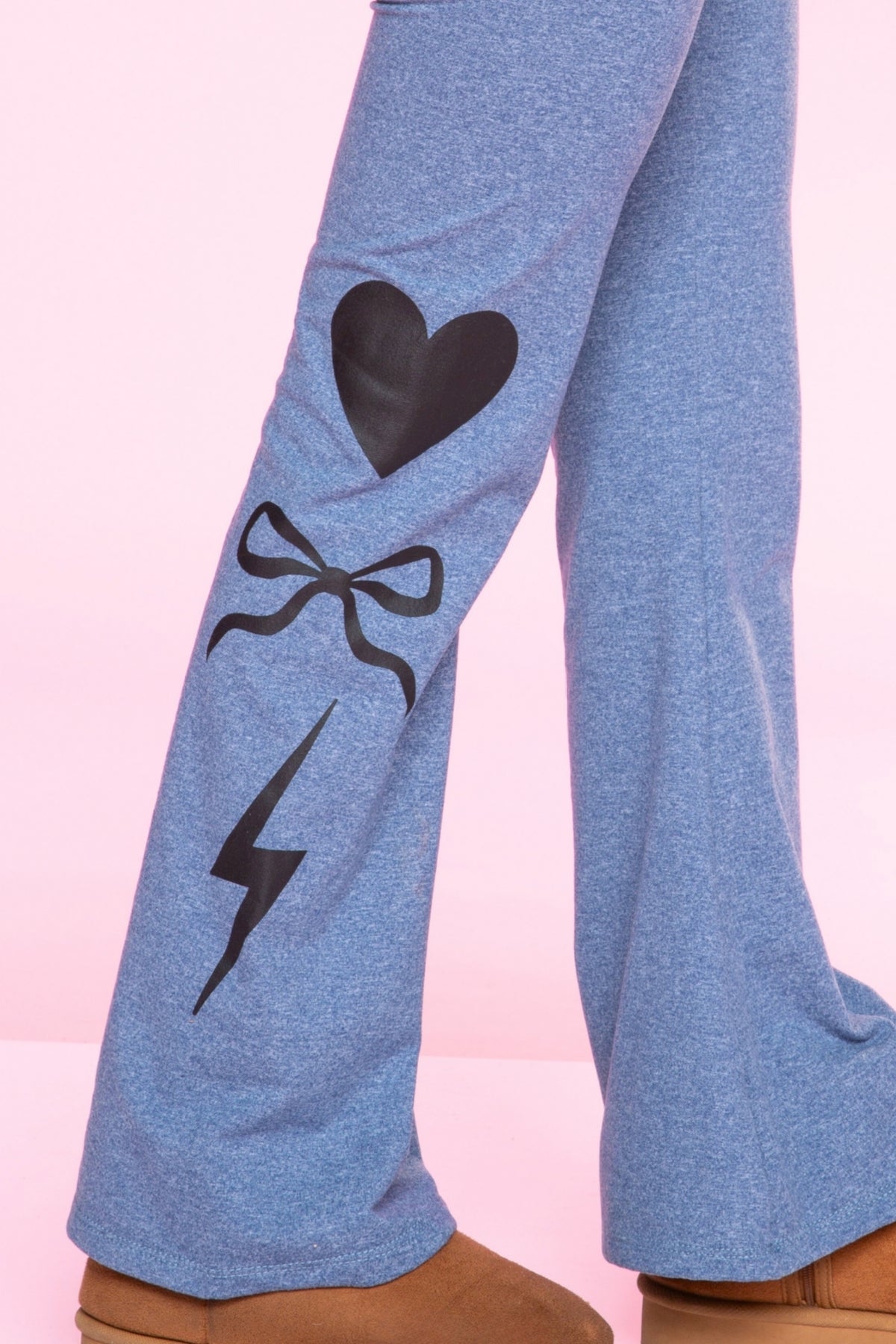 Simply Soft Luxe Flare Legging - Vintage Denim Elements