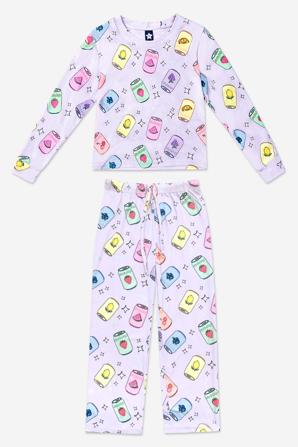 Simply Soft Long Sleeve Easy Tee & Karate Pant - Lavender Capybara
