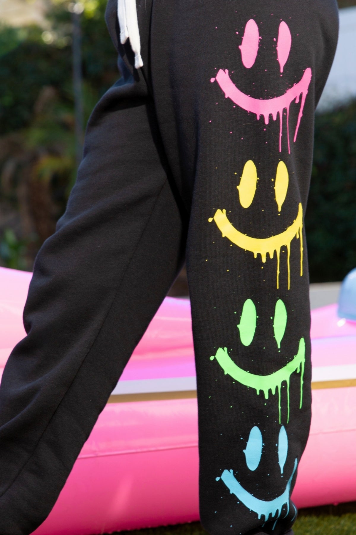 Pack Cloud Soft French Terry Sweatsuit - Black Graffiti Smile - NEW!