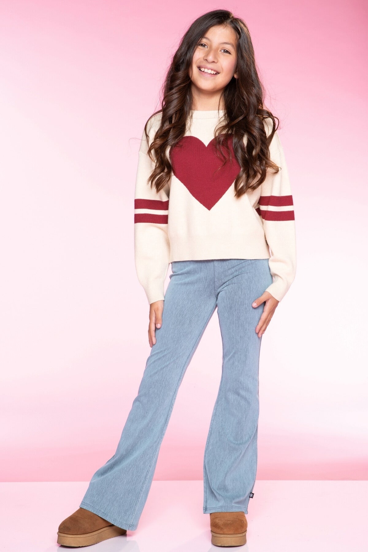 Super Stretch Soft Denim Flare Jegging - Light Blue Denim - NEW!