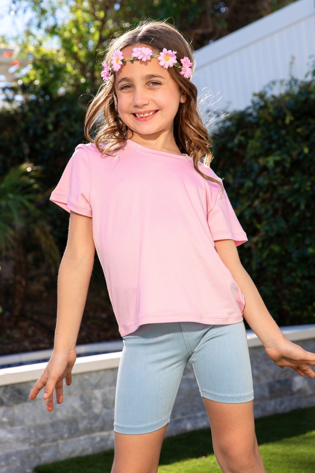 Simply Soft Easy Tee. - Blush Mauve Tie Dye