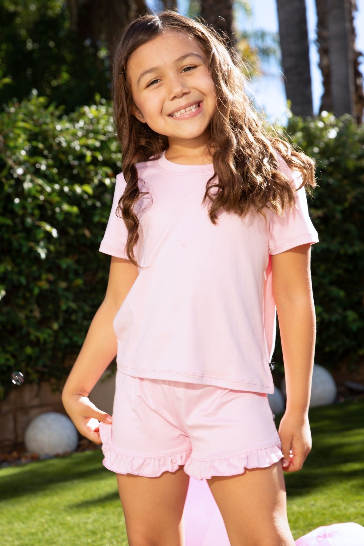Simply Soft Easy Tee. - Blush Mauve Tie Dye