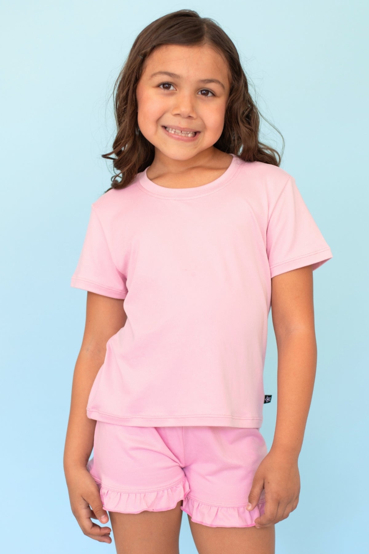 Simply Soft Easy Tee. - Blush Mauve Tie Dye