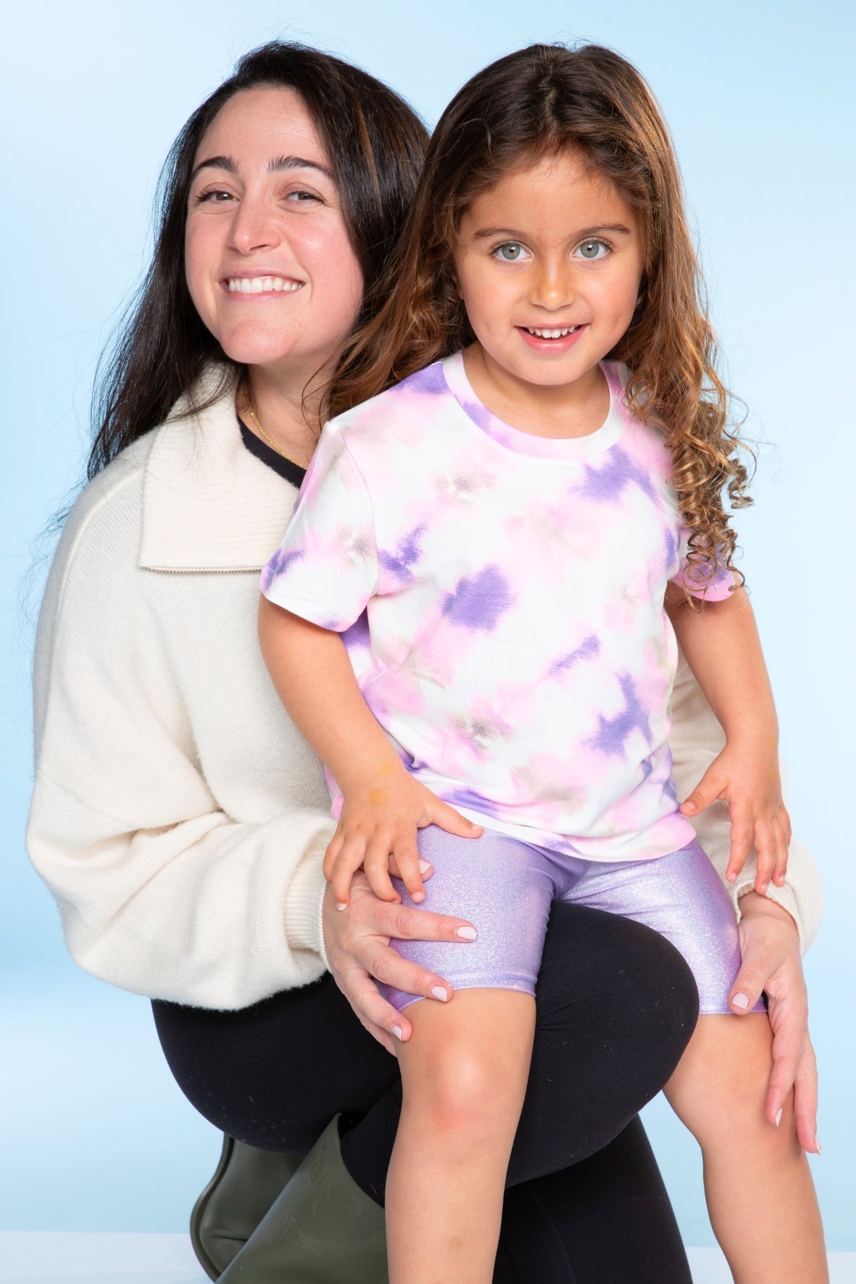 Simply Soft Easy Tee. - Purple Tie Dye Butterfly