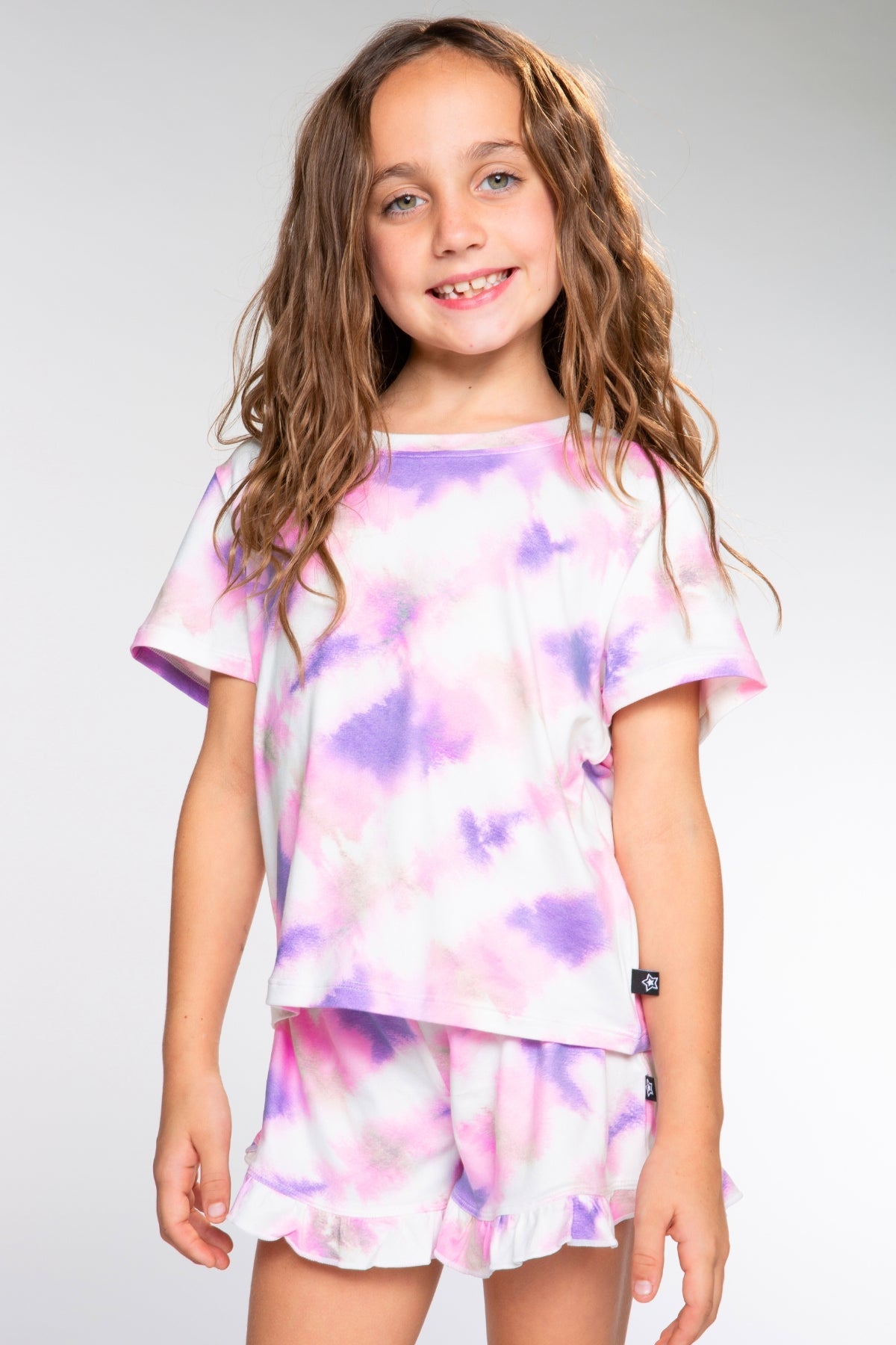 Simply Soft Easy Tee. - Blush Mauve Tie Dye