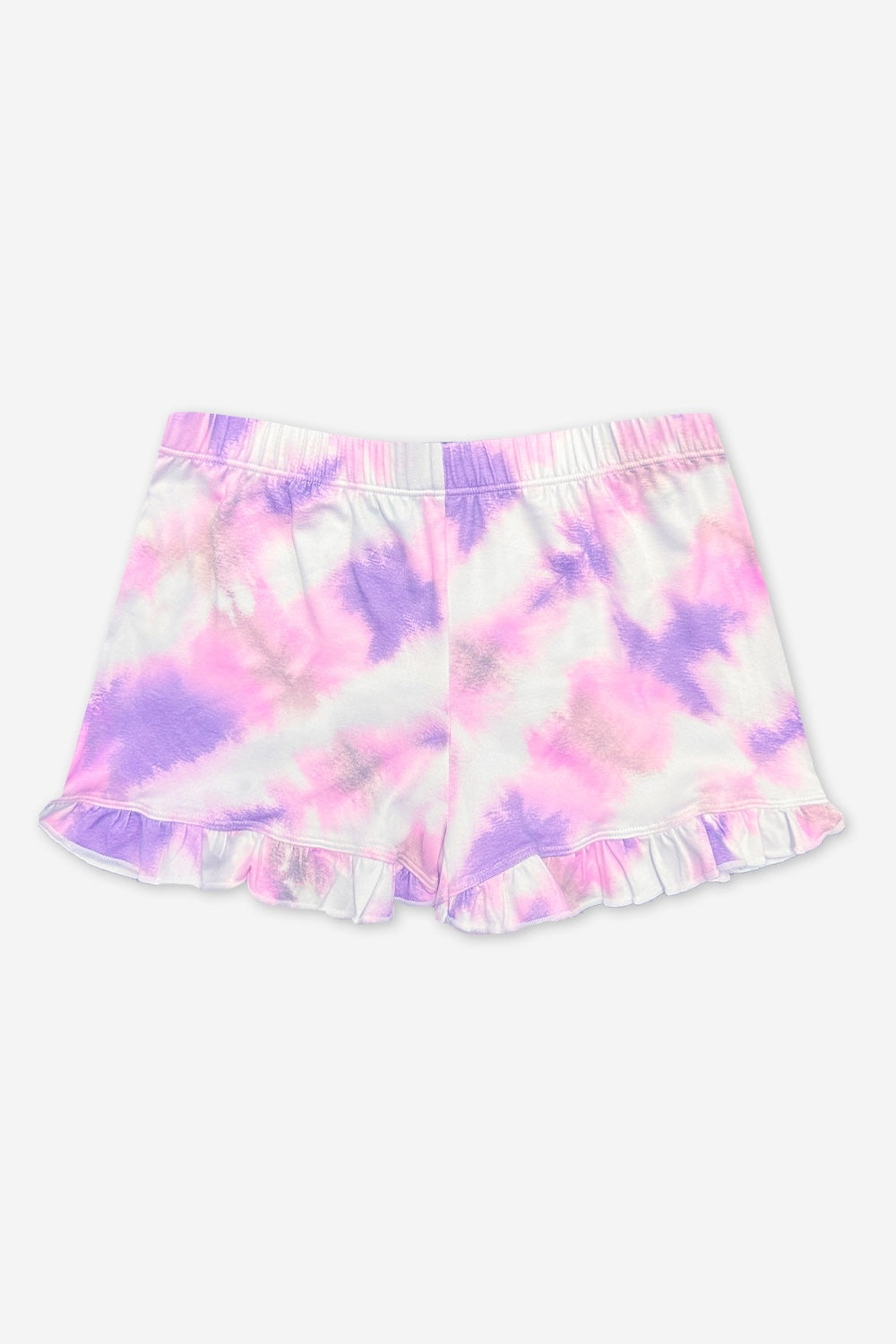 Simply Soft Ruffle Short - Pink Blue Star