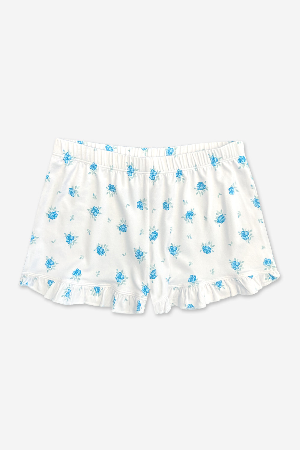 Simply Soft Ruffle Short - Pink Blue Star