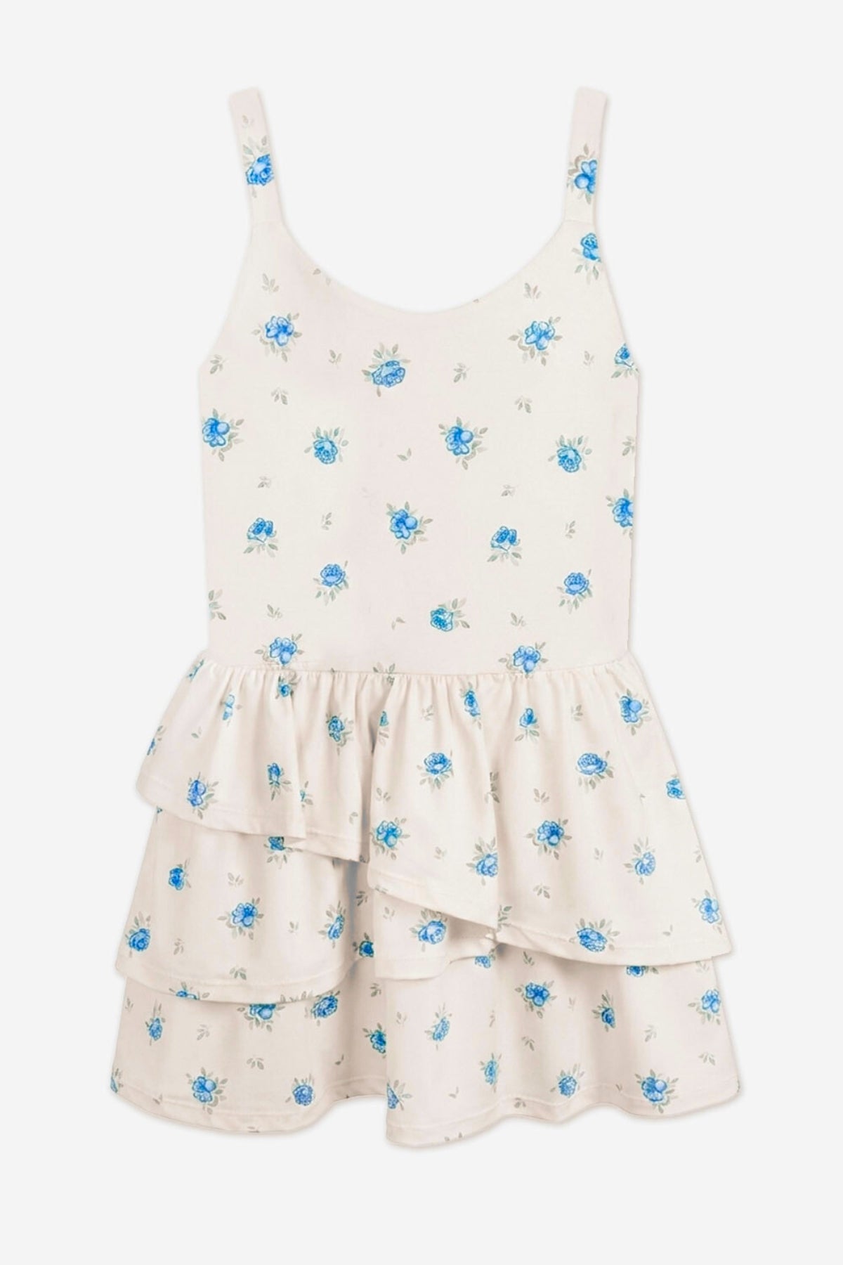 Air Swift Asymmetrical Tank Dress - Pink Rose Floral - NEW!