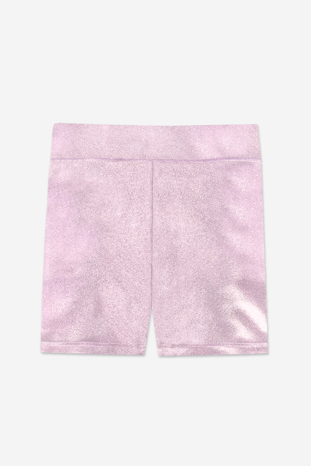 High Shine Biker Short - Pink Glitter