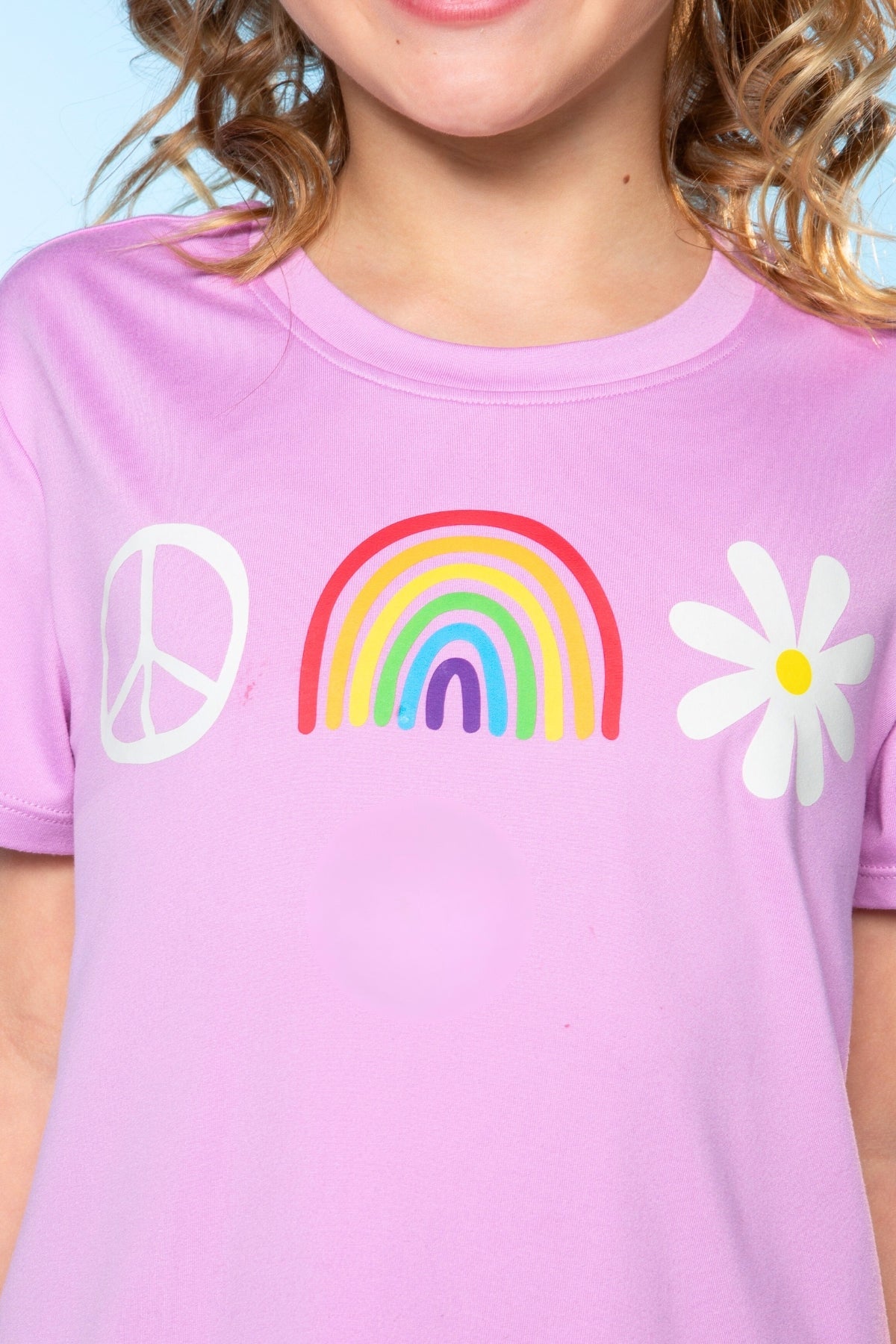 Simply Soft Easy Tee. - Purple Tie Dye Butterfly