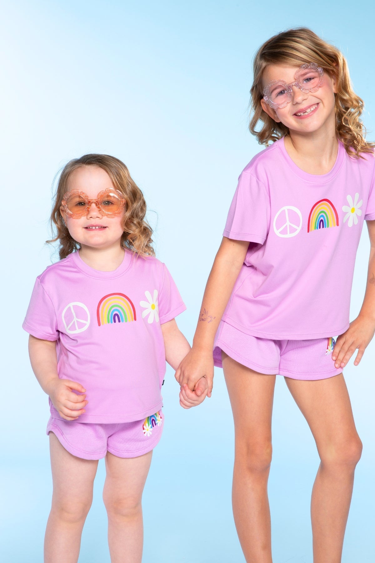 Simply Soft Easy Tee. - Purple Tie Dye Butterfly