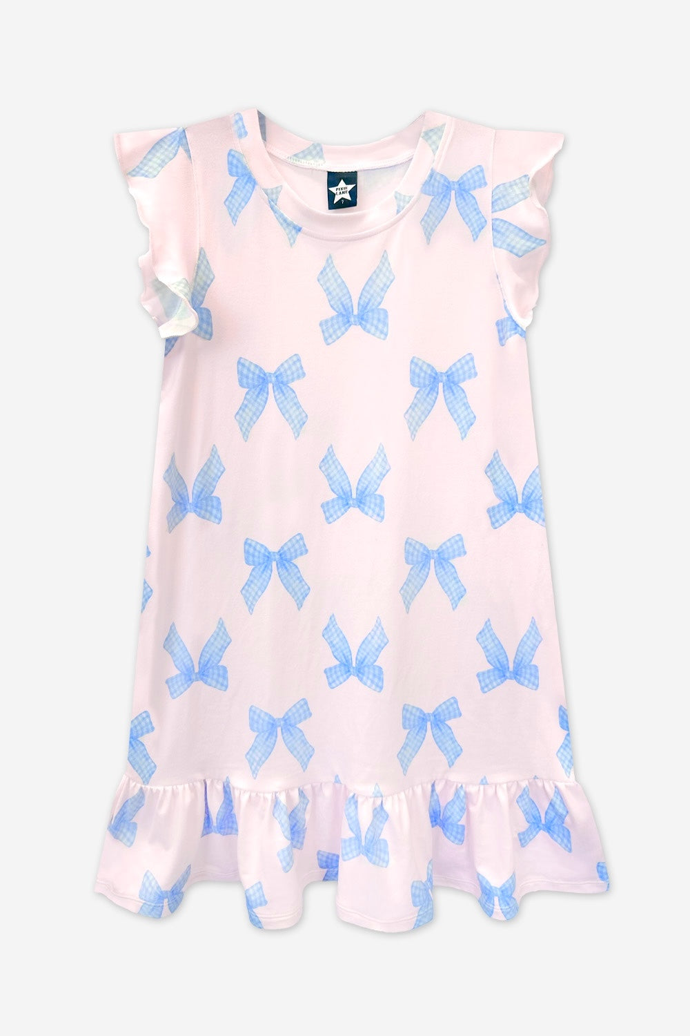 Simply Soft Flutter Sleeve Lounge Dress - Light Pink Makeup