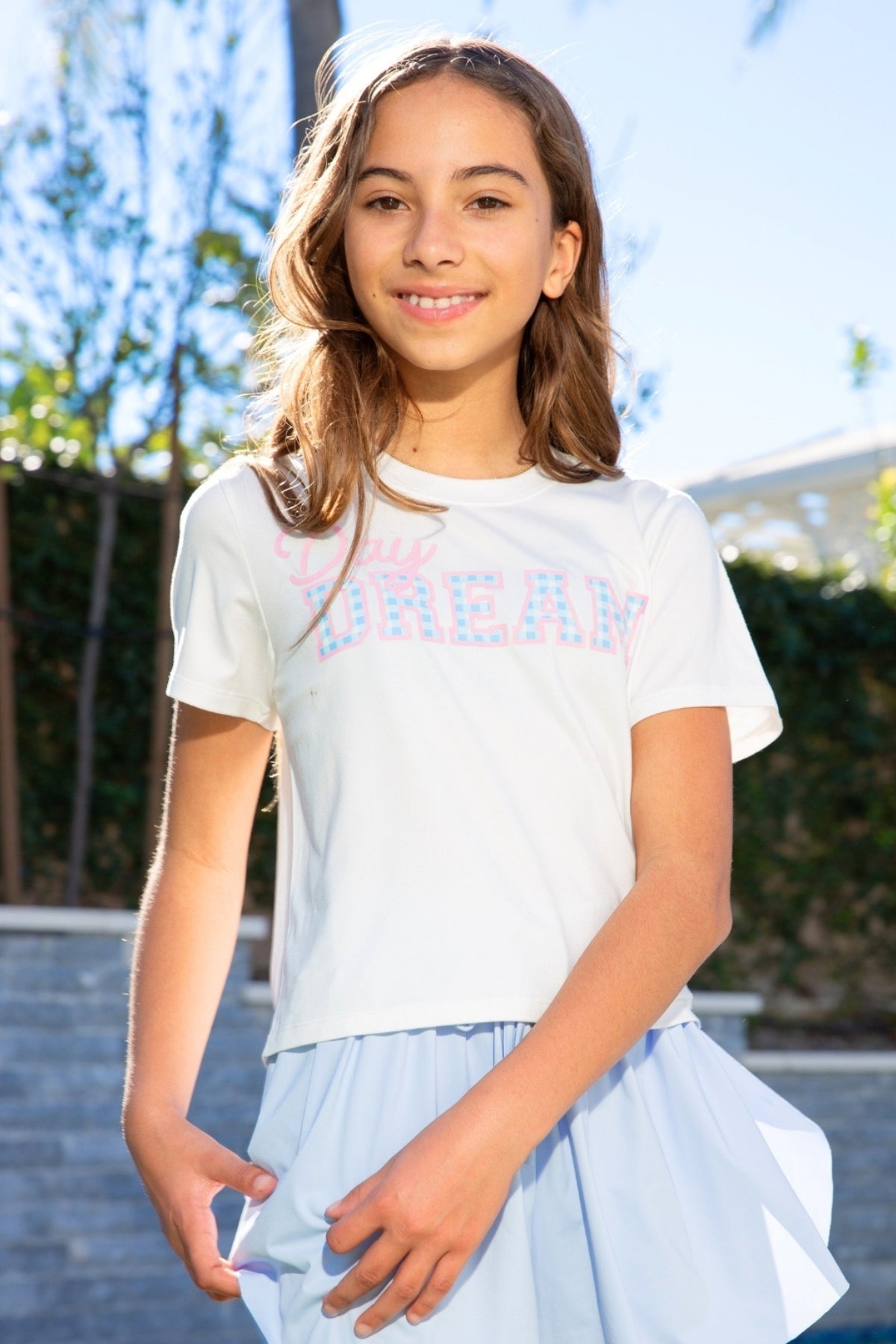 Simply Soft Easy Tee. - Purple Tie Dye Butterfly