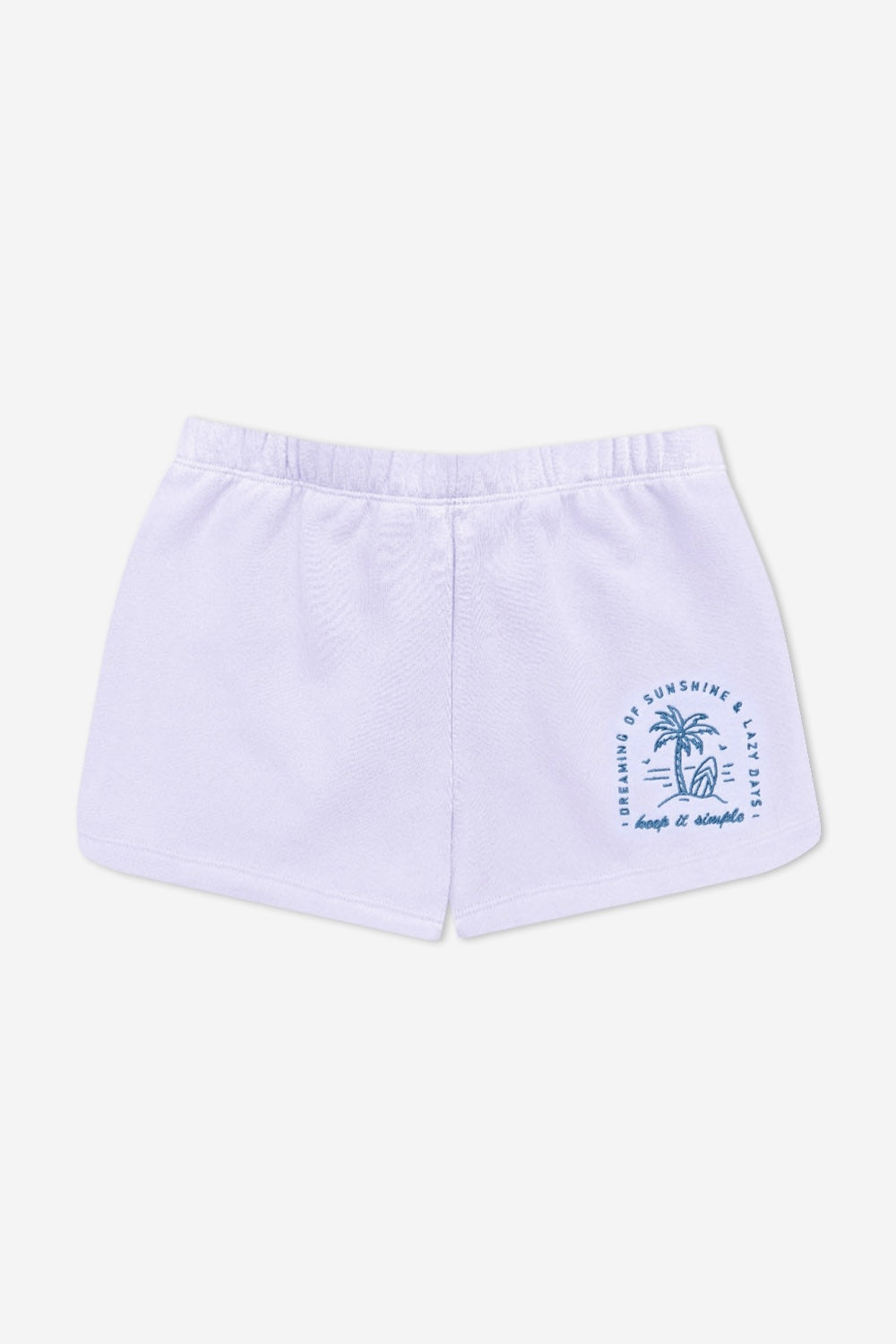 Cloud Soft French Terry Dolphin Short - Blush Ditsy Lilac Floral - NEW!