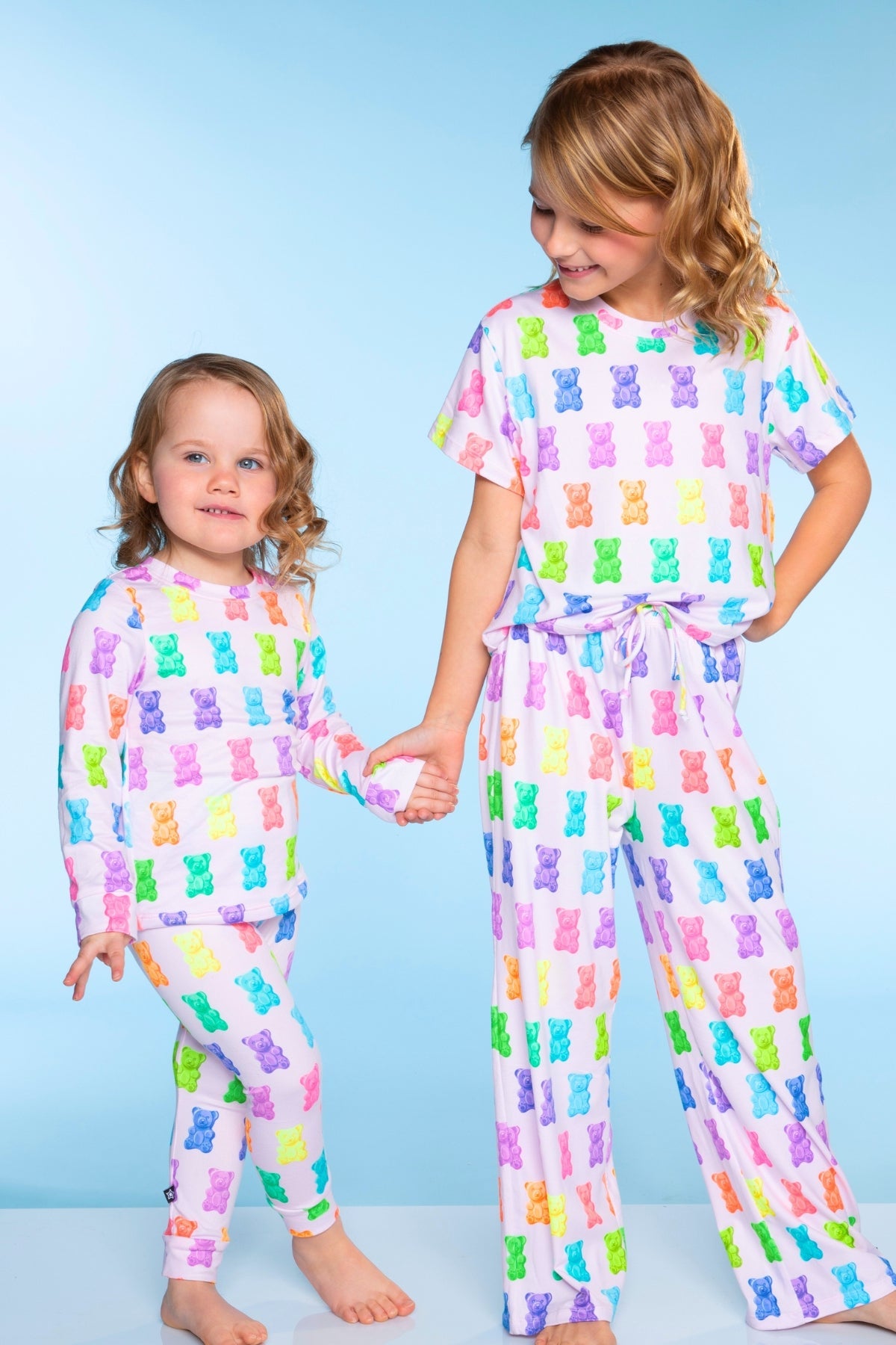 Simply Soft Easy Tee & Karate Pant - Dusty Pink Sticker Emojis