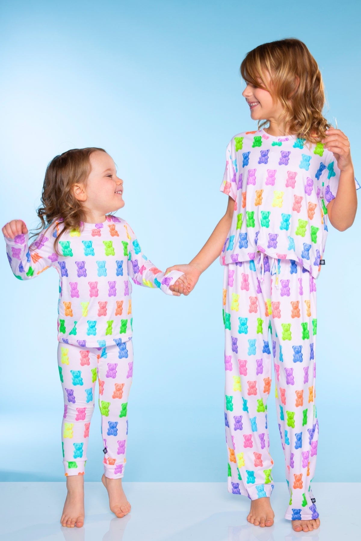 Simply Soft Easy Tee & Karate Pant - Dusty Pink Sticker Emojis