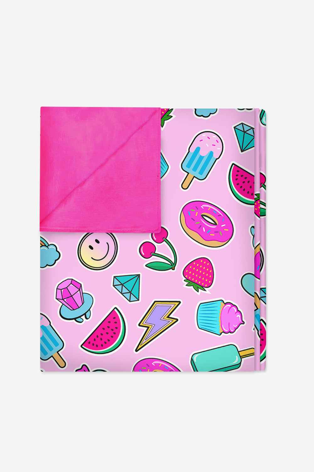 Simply Soft Reversible Blanket - Rainbow S'Mores - NEW!