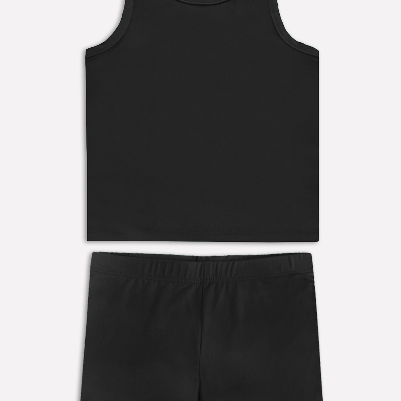 Simply Soft Luxe Cropped Racerback Tank & Tumble Short