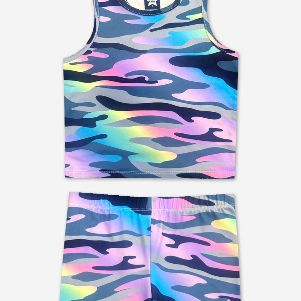 Simply Soft Luxe Cropped Racerback Tank & Tumble Short