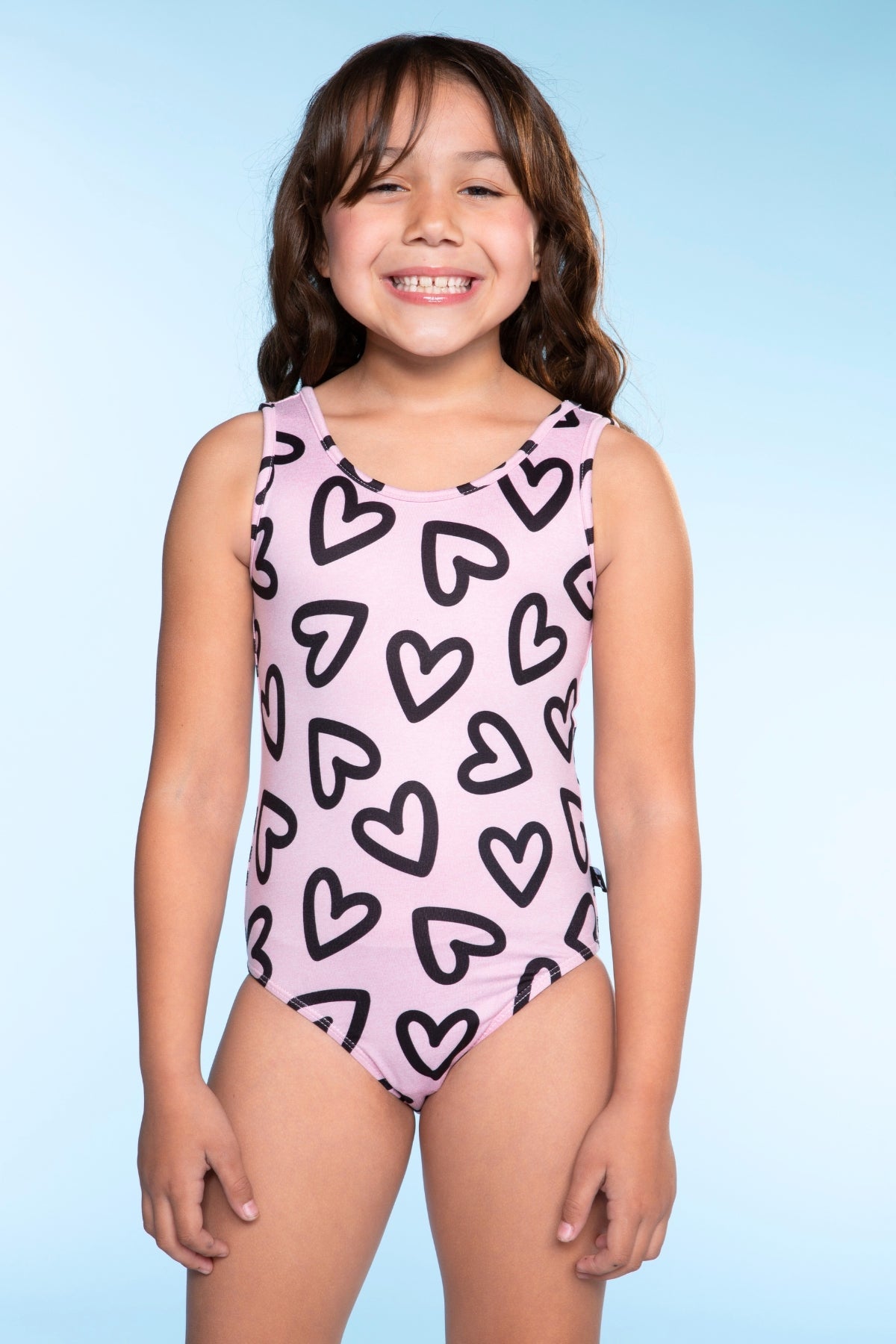 Simply Soft Luxe Tank Leotard - Light Blue Smile Star